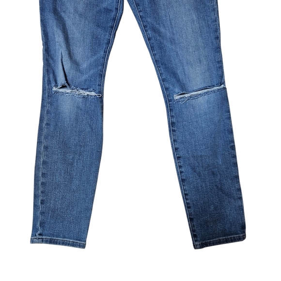 Frame Le Skinny De Jeanne Distressed Ripped Knee Denim Jeans size 29 - Picture 3 of 8